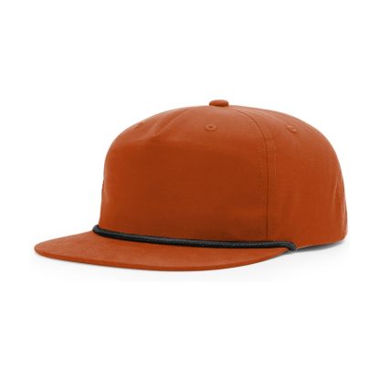 Richardson 256 Umpqua Gramps Cap – Dark Orange/ Black – 3/4 view