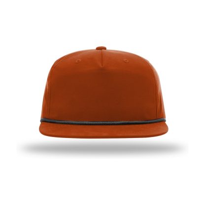 Richardson 256 Umpqua Gramps Cap – Dark Orange/ Black – front