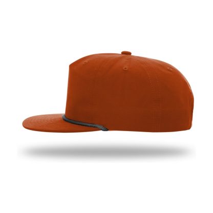 Richardson 256 Umpqua Gramps Cap – Dark Orange/ Black – left side