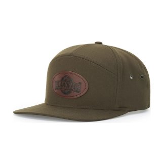 Richardson 257 7 Panel Twill Strapback Hat – decorated sample
