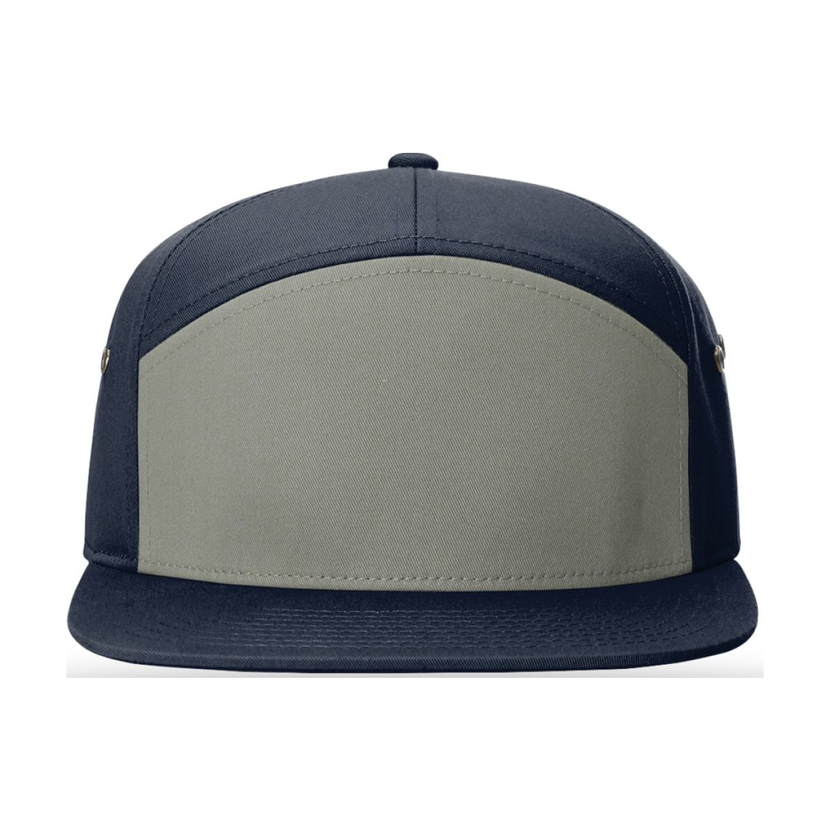 Richardson 257 7 Panel Twill Strapback Hat – Pigeon/Navy