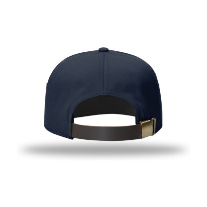 Richardson 257 7 Panel Twill Strapback Hat – Pigeon/Navy – back