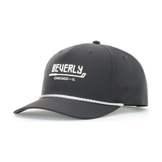 Richardson 258 Five-Panel Classic Rope Cap – decorated sample